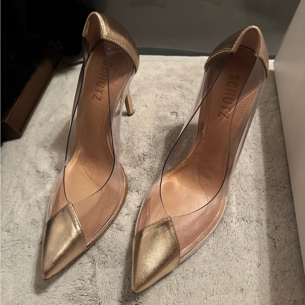 Shultz Cendi pump rose gold